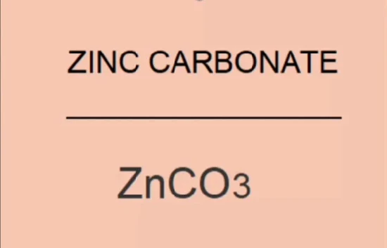 Znco3-Kautschuk verwendet Zinkkarbonat-Basis 57,5 ​​% Schuhe/Futterzusätze.